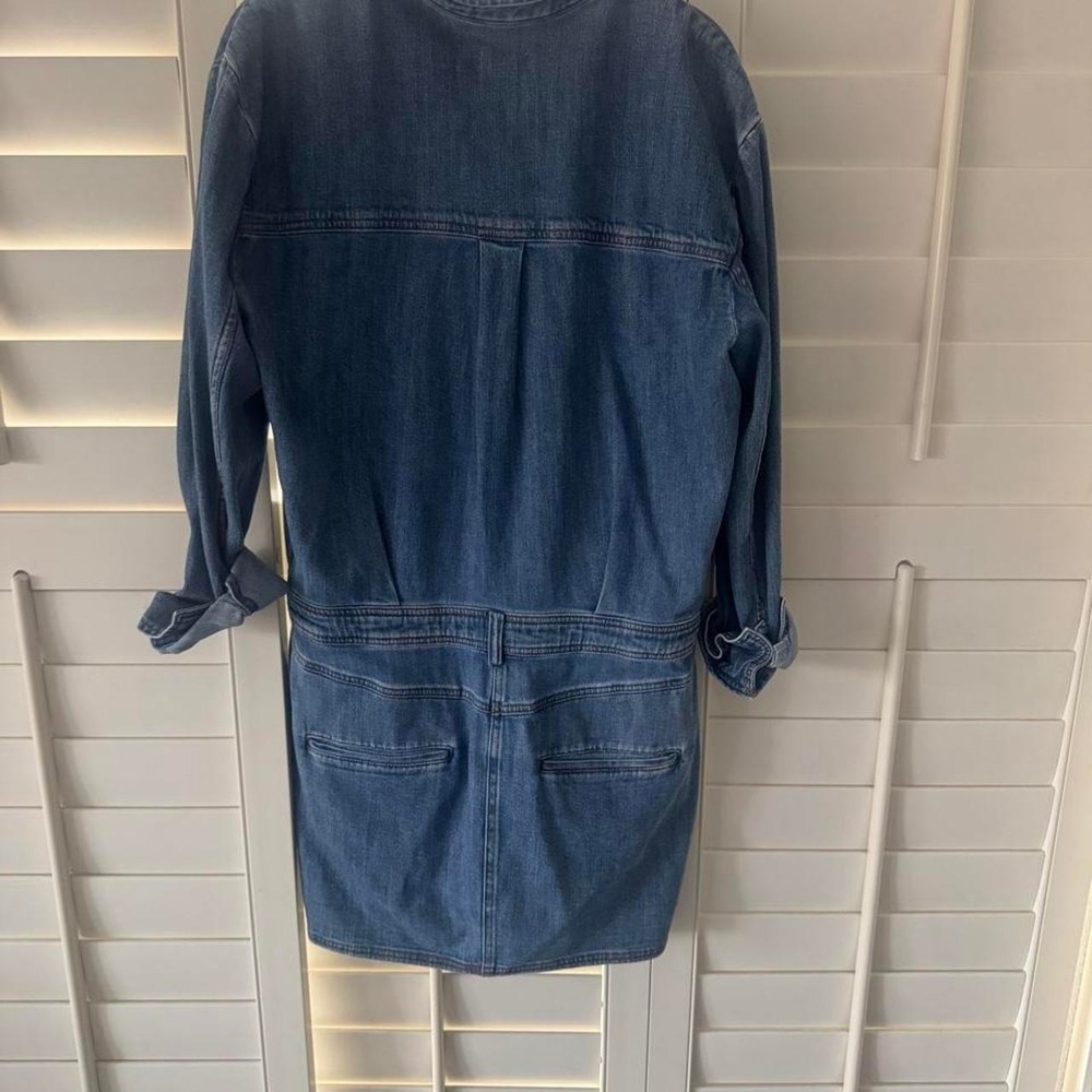 PILCRO DENIM MINI DRESS SIZE LARGE - Picture 5 of 5